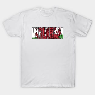 Wrexham welsh flag design T-Shirt